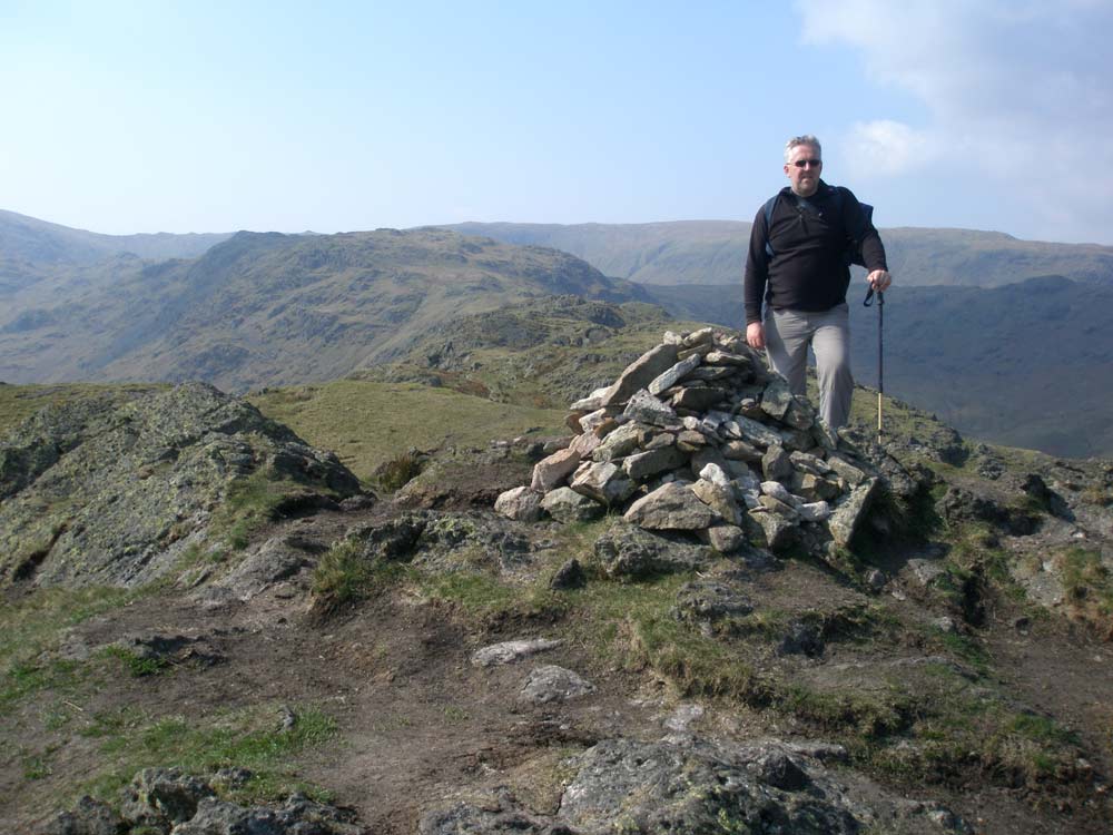 Gibson Knott summit looking back to Calf Crag