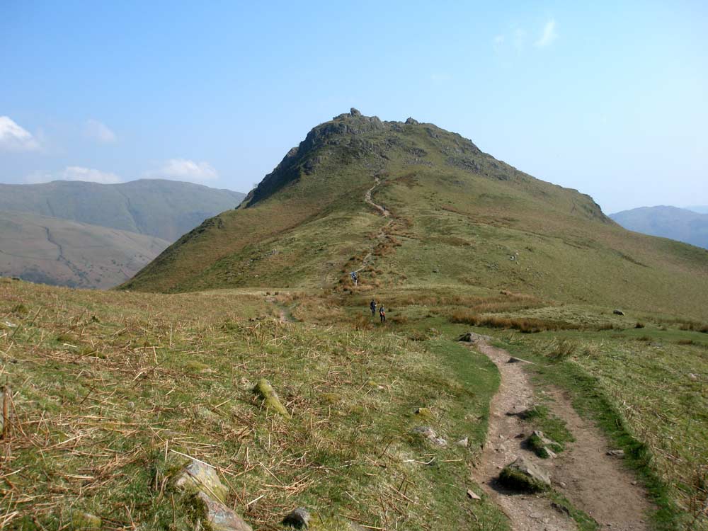Approaching Helm Crag from Gibson Knott