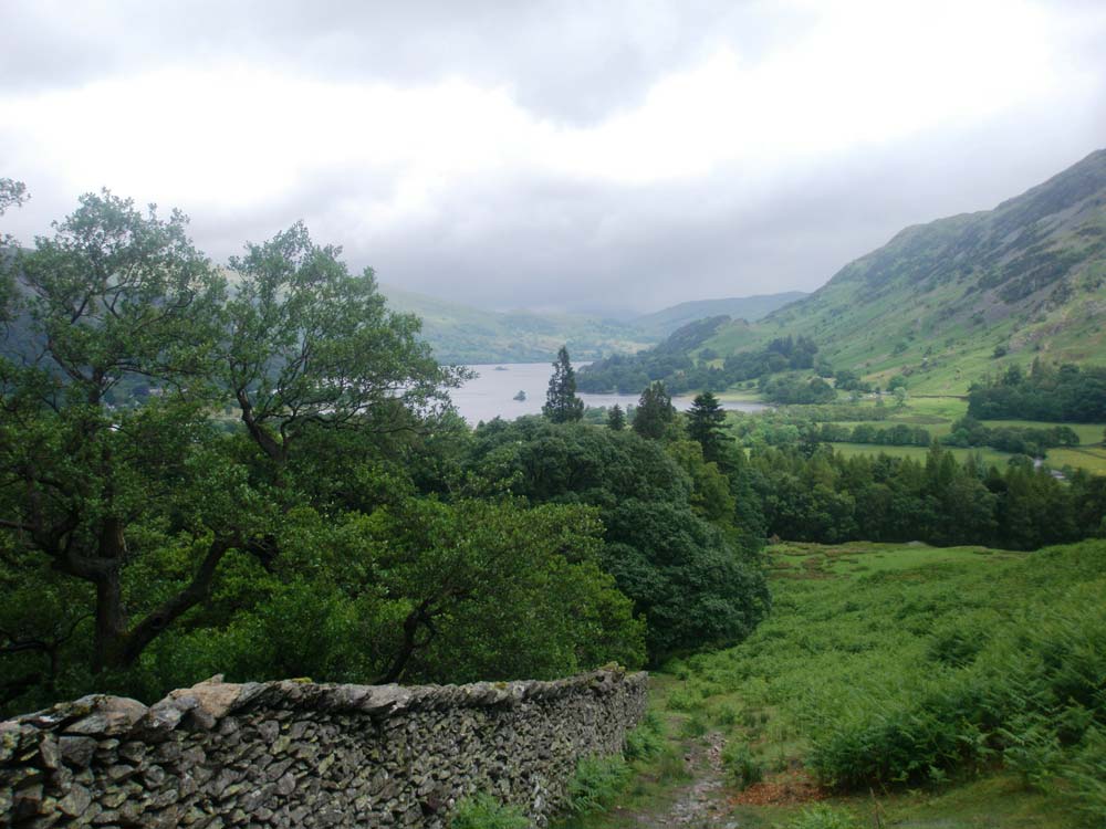 Towards Ullswater from the path up Arnison Crag