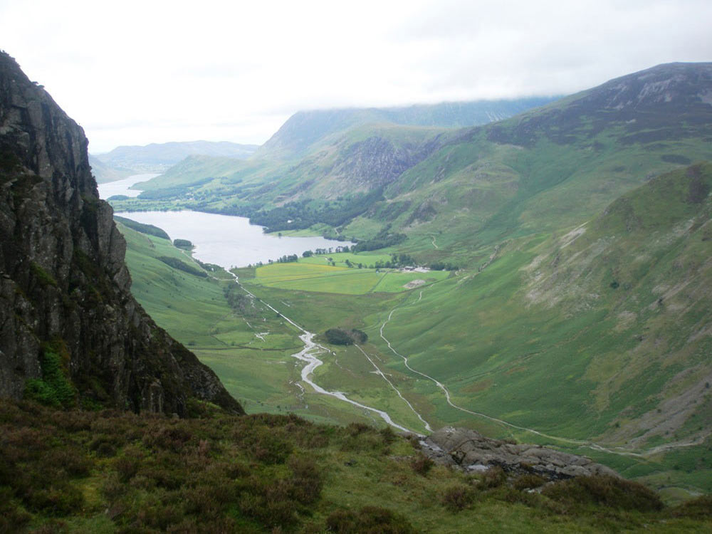 View towards Buttermere from near Green Crag