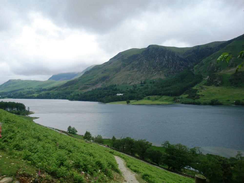 Looking across Buttermere to Goat Crag