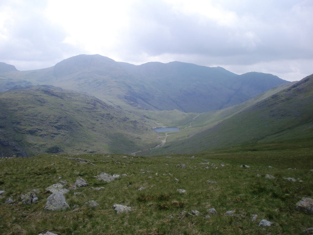 Styhead Tarn from Base Brown